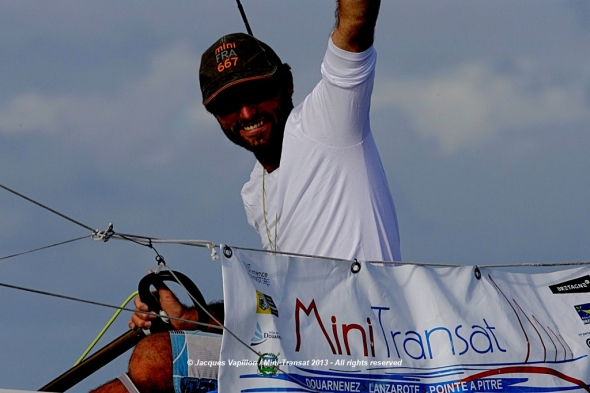 Victoire du jeune skipper Benoit Marie sur la Mini Transat !